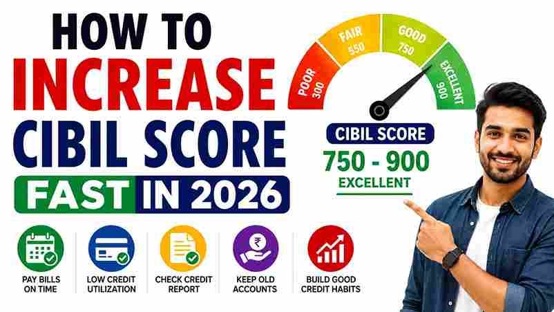 How to Increase CIBIL Score Fast in 2026